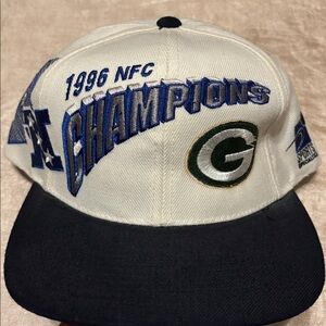 Vintage Hat 1996 NFC Champions Green Bay Packers